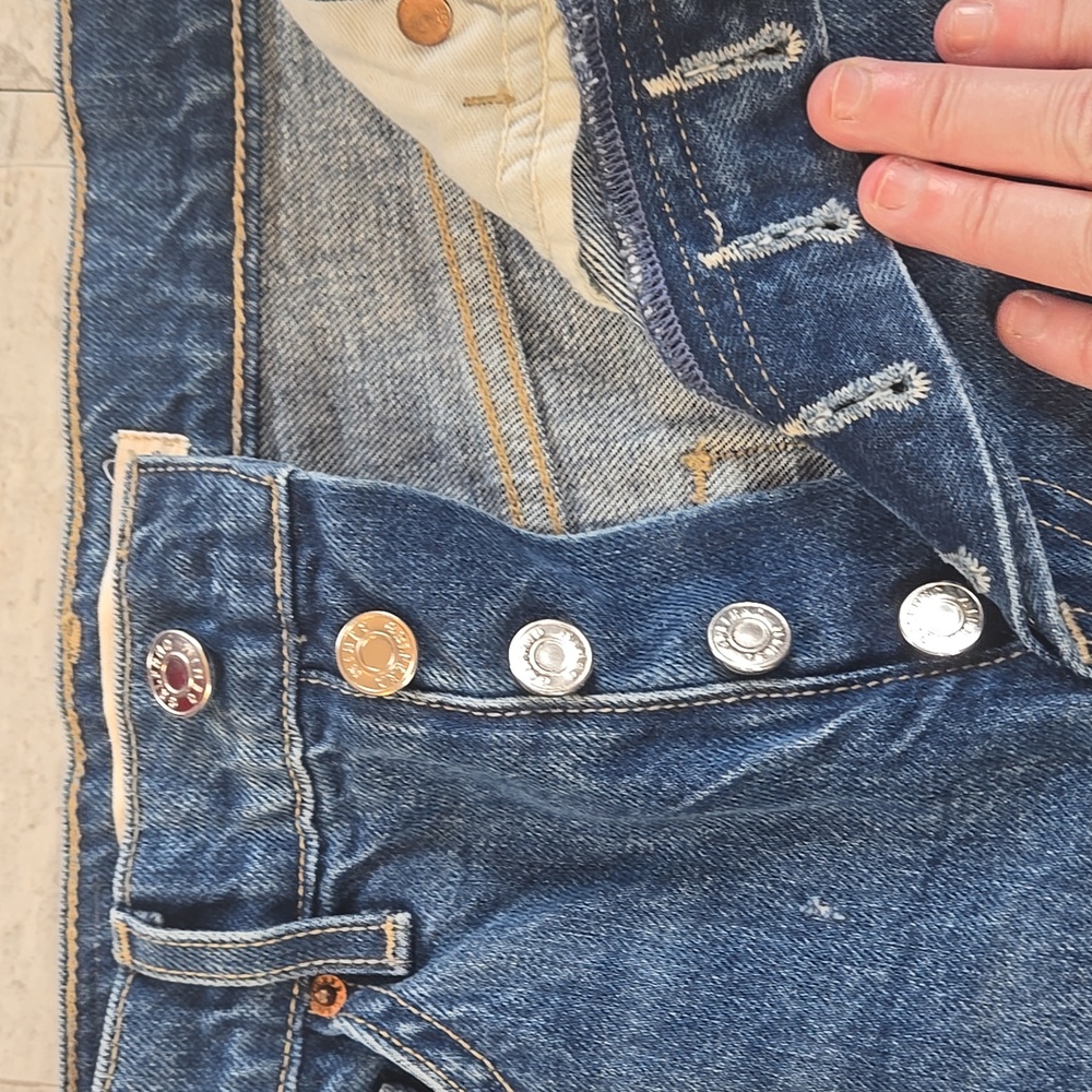 GRLFRND The Cassidy Straight Leg Blue Jeans Size 25 - Picture 5 of 16